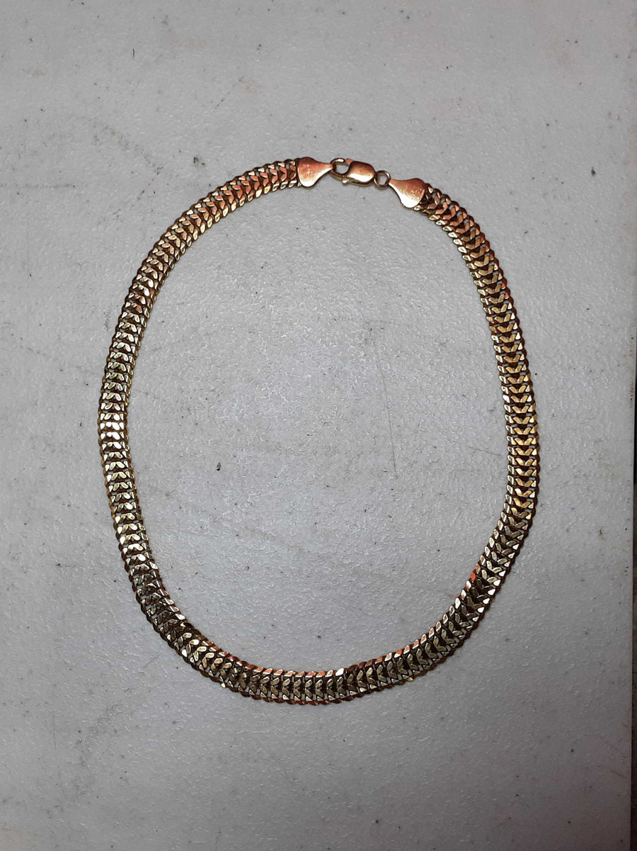 Serpentine Chain - Yellow Gold 10k (.417) 31.7 grams 16 inch