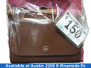 Tory Burch Emerson Patent Brown Purse / Handbag