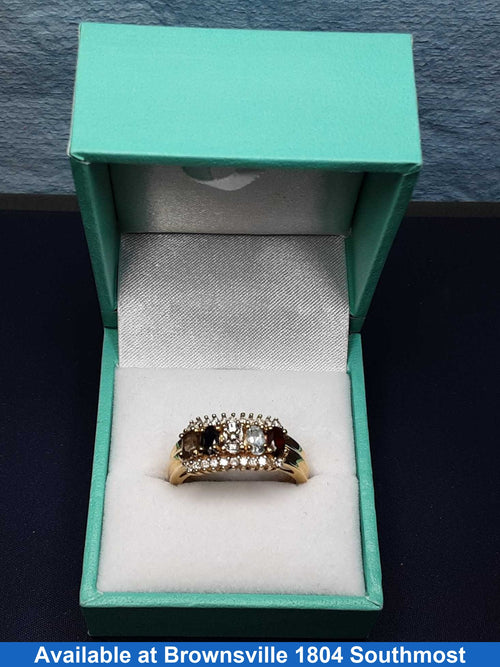 Women's Ring - Yellow Gold 14k (.585) 6.8 grams Size 8.5