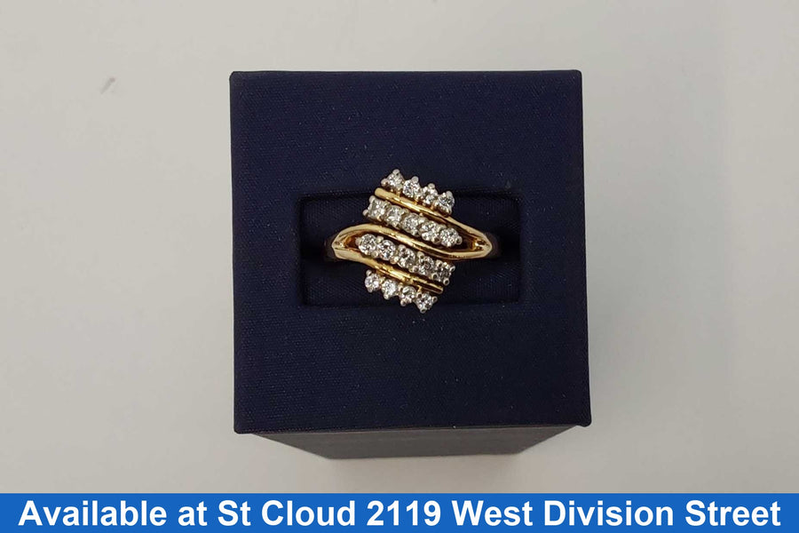 Women's Ring - Yellow Gold 14k (.585) 5.06 grams Size 7