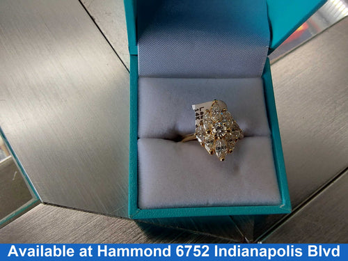 Women's Ring - Yellow Gold 14k (.585) 3.9 grams Size 6