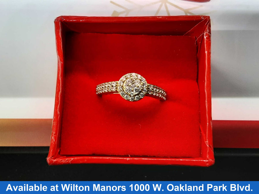 Women's Ring - Yellow Gold 10k (.417) 4.2 grams Size 10