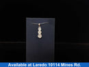 Diamond Pendant - White Gold 14k (.585) 2.7 grams