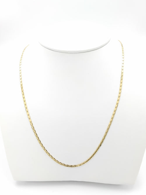 Woven Chain - Yellow Gold 14k (.585) 4.2 grams 20 inch