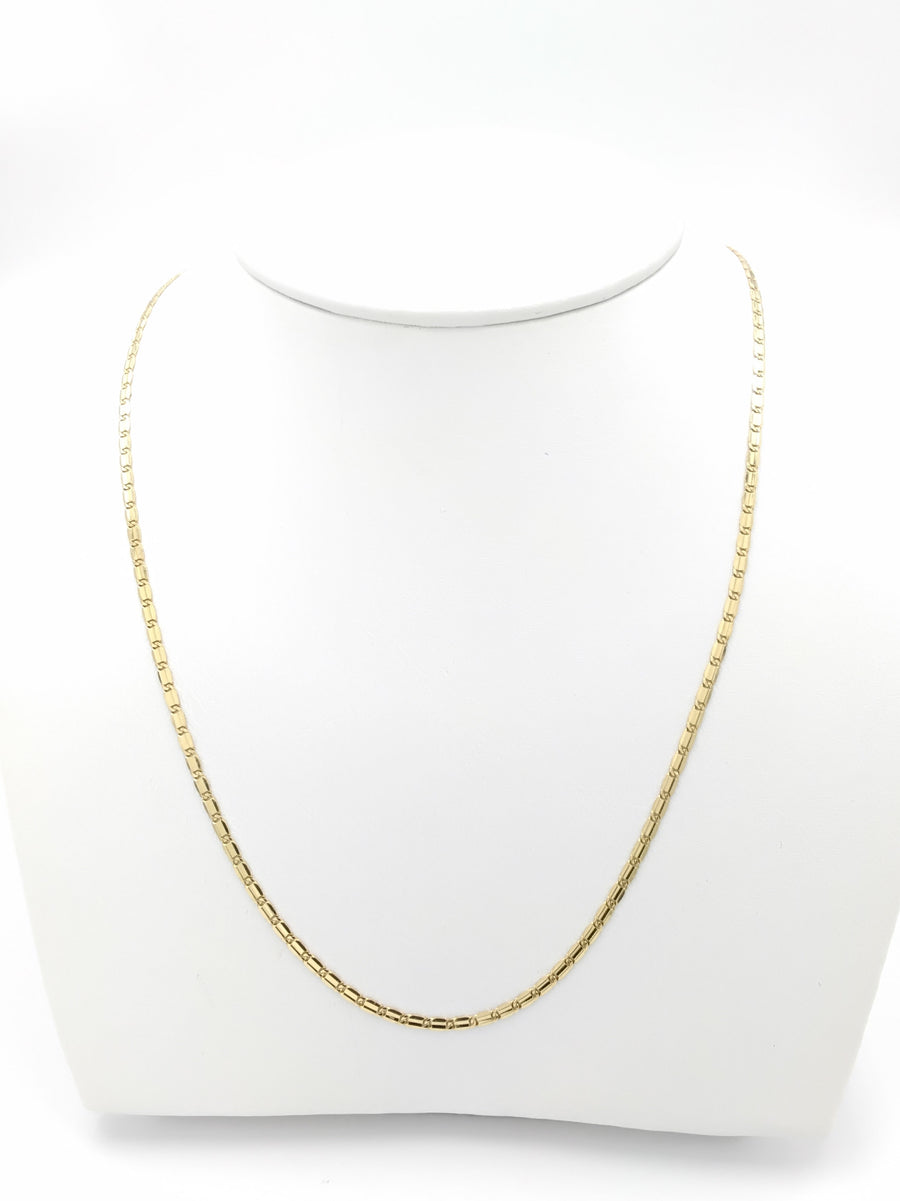 Woven Chain - Yellow Gold 14k (.585) 4.2 grams 20 inch