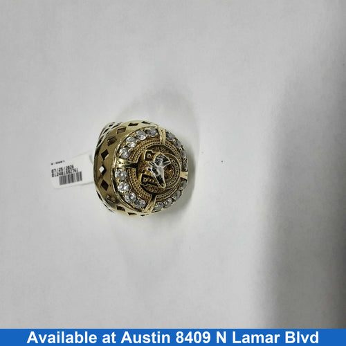 Men's Ring - Yellow Gold 10k (.417) 12.6 grams Size 14.5