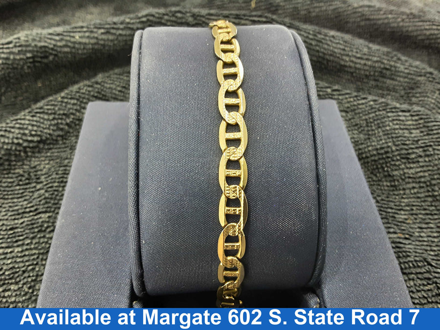 Bracelet - Yellow Gold 14k (.585) 9.6 grams 8 inch