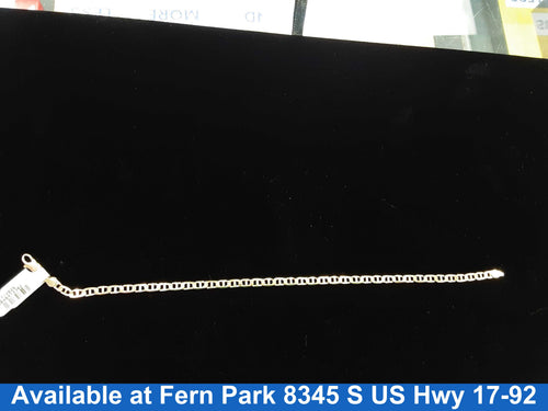 Cuban Link Bracelet - Yellow Gold 14k (.585) 7.2 grams 9 inch