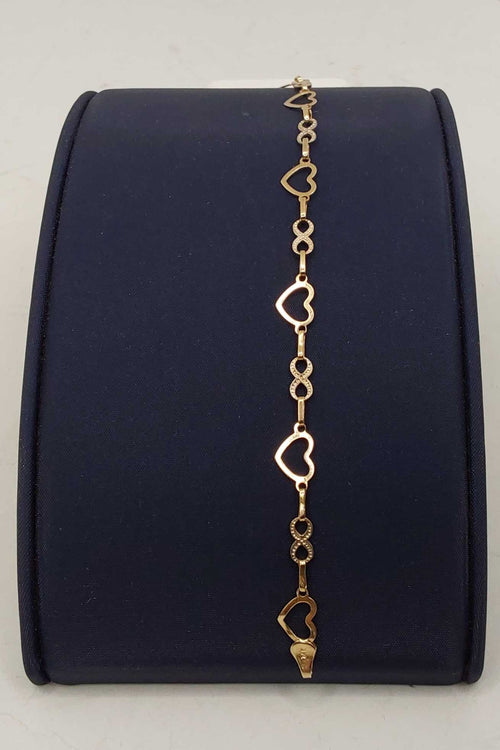 Bracelet - Yellow Gold 14k (.585) 3.23 grams 8 inch
