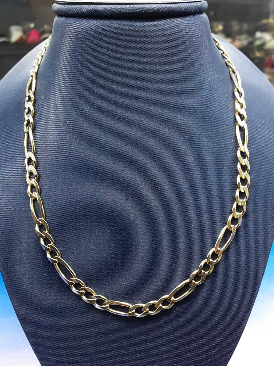 Figaro Chain - Yellow Gold 10k (.417) 14 grams 20 inch