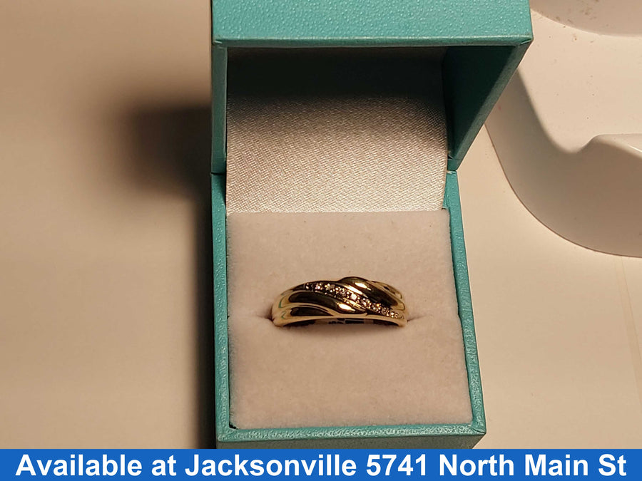 Ring - Wedding Band - Yellow Gold 10k (.417) 3.8 grams Size 10