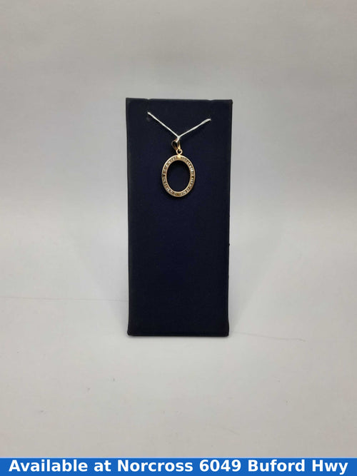 14kt Circle Pendant