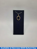 14kt Circle Pendant