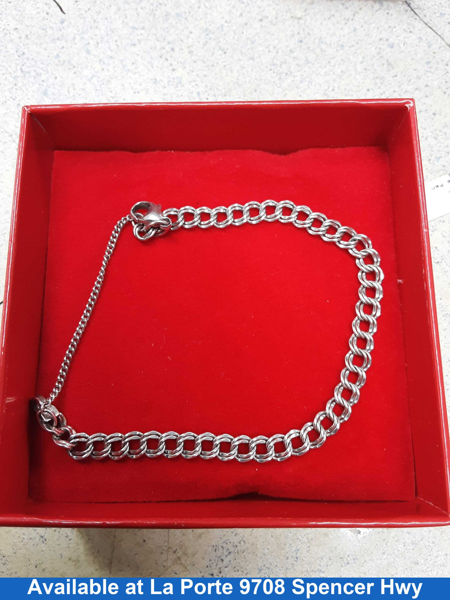 Cable Bracelet - Silver 6.3 grams 8 inch