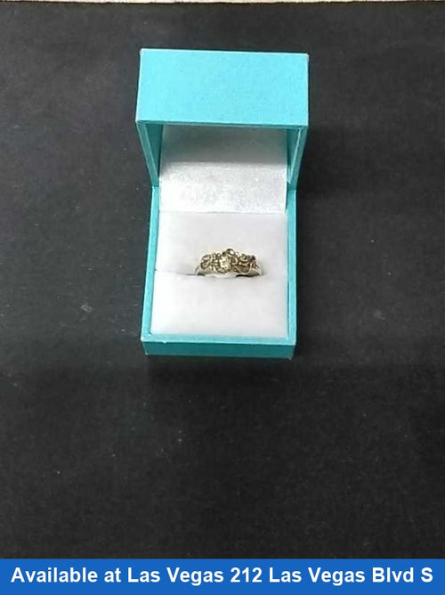 Women's Ring - Yellow Gold 14k (.585) 3.1 grams Size 20