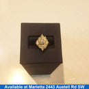 Women's Ring - Yellow Gold 14k (.585) 3.9 grams Size 20