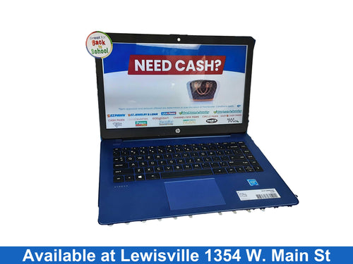 Hp 14-cb171wm Intel Celeron 4 Gb 64 Gb Blue Laptop