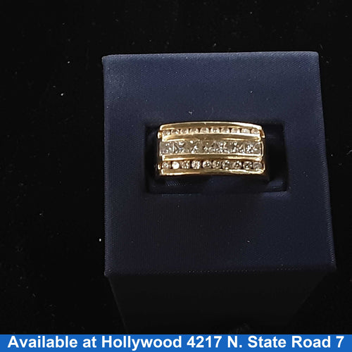 Men's Ring - Yellow Gold 14k (.585) 8.8 grams Size 8.5