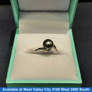 Women's Ring - Solitaire - White Gold 14k (.585) 2.3 grams Size 11.5