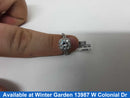 Ring - Engagement Set - White Gold 14k (.585) 3.4 grams Size 4.5