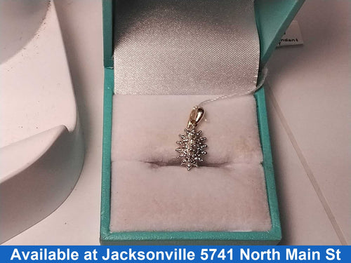 Diamond Pendant - Yellow Gold 10k (.417) 1.2 grams