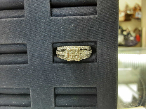 Ring - Wedding Band - White Gold 14k (.585) 5.8 grams Size 20