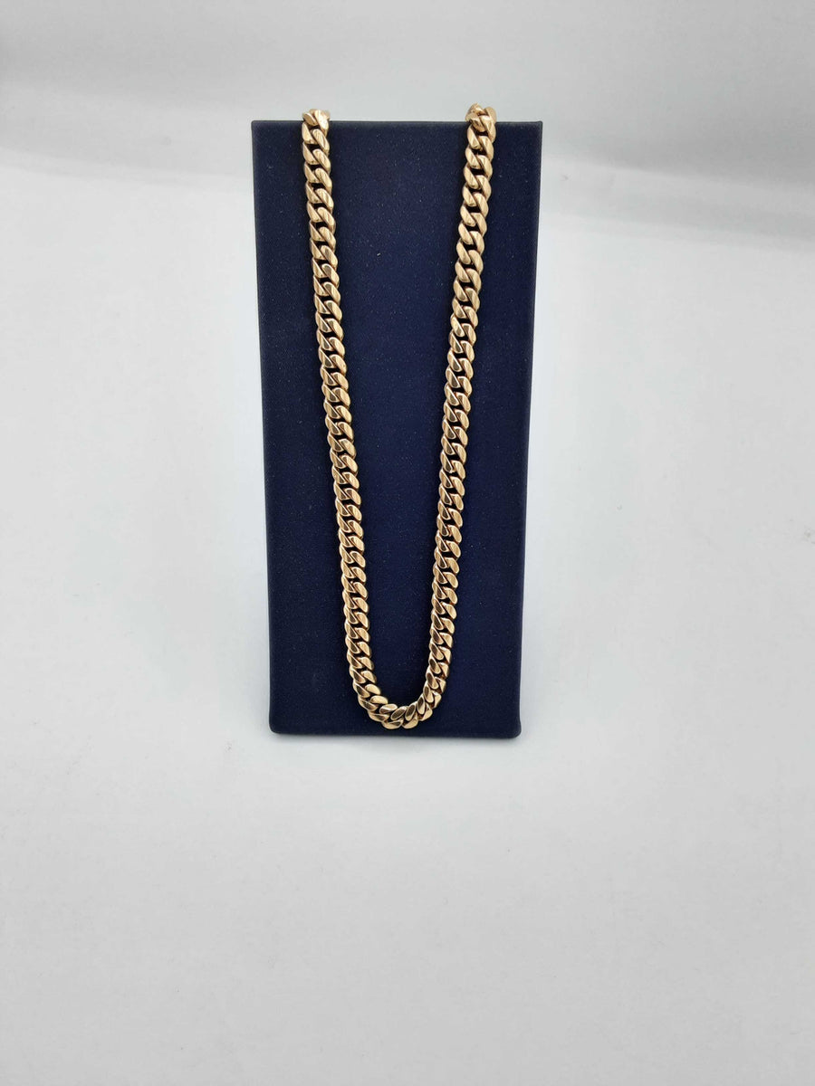 Cuban Link Chain - Yellow Gold 14k (.585) 53.9 grams 26 inch