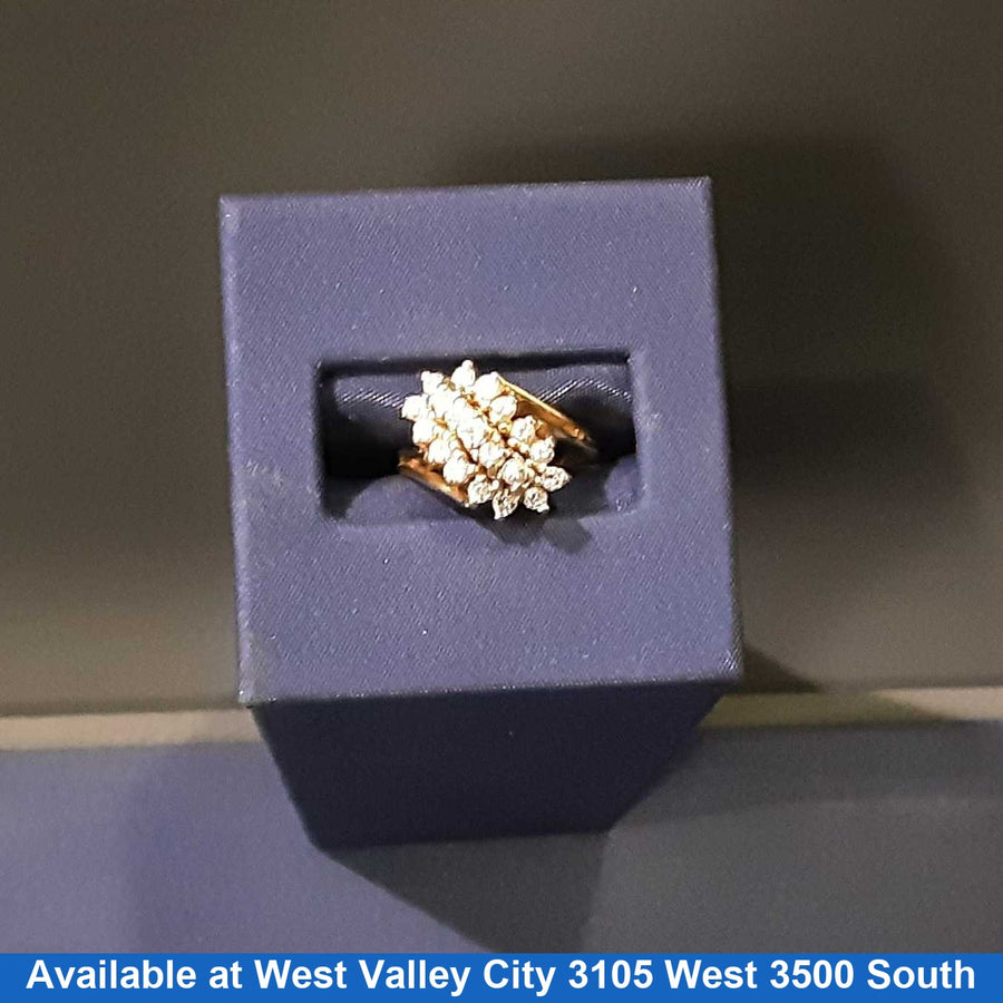 Women's Ring - Yellow Gold 14k (.585) 4.5 grams Size 5.5