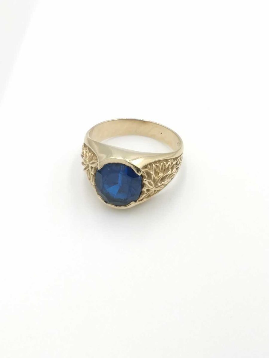Men's Ring - Yellow Gold 14k (.585) 7.3 grams Size 9.5