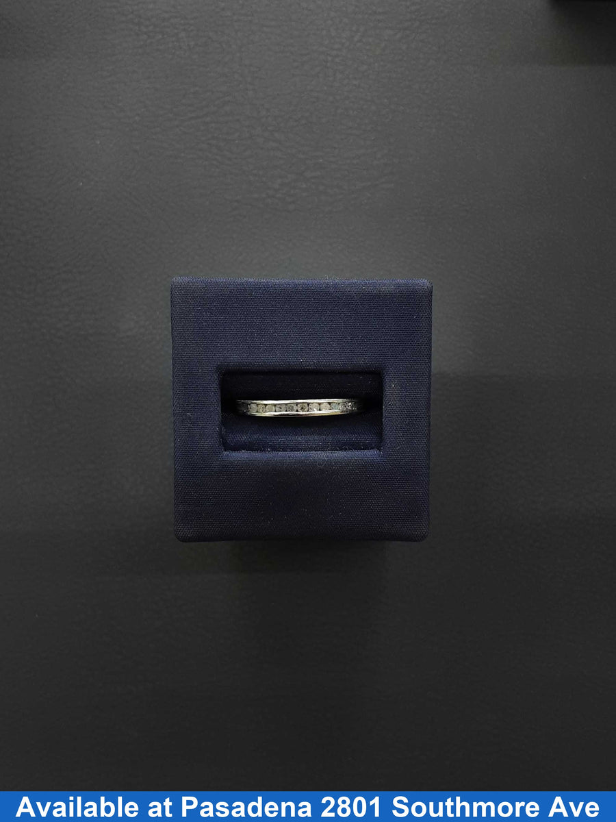 Ring - Wedding Band - White Gold 10k (.417) 1.5 grams Size 8