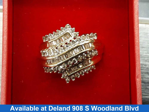 Women's Ring - Yellow Gold 10k (.417) 5.6 grams Size 9