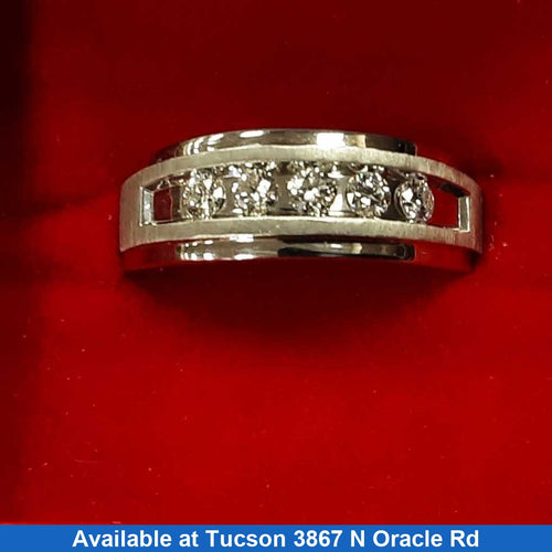 Men's Ring - White Gold 14k (.585) 7.8 grams Size 8