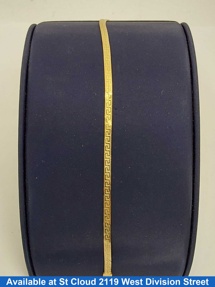 Herringbone Bracelet - Yellow Gold 18k (.750) 3.06 grams 6 inch