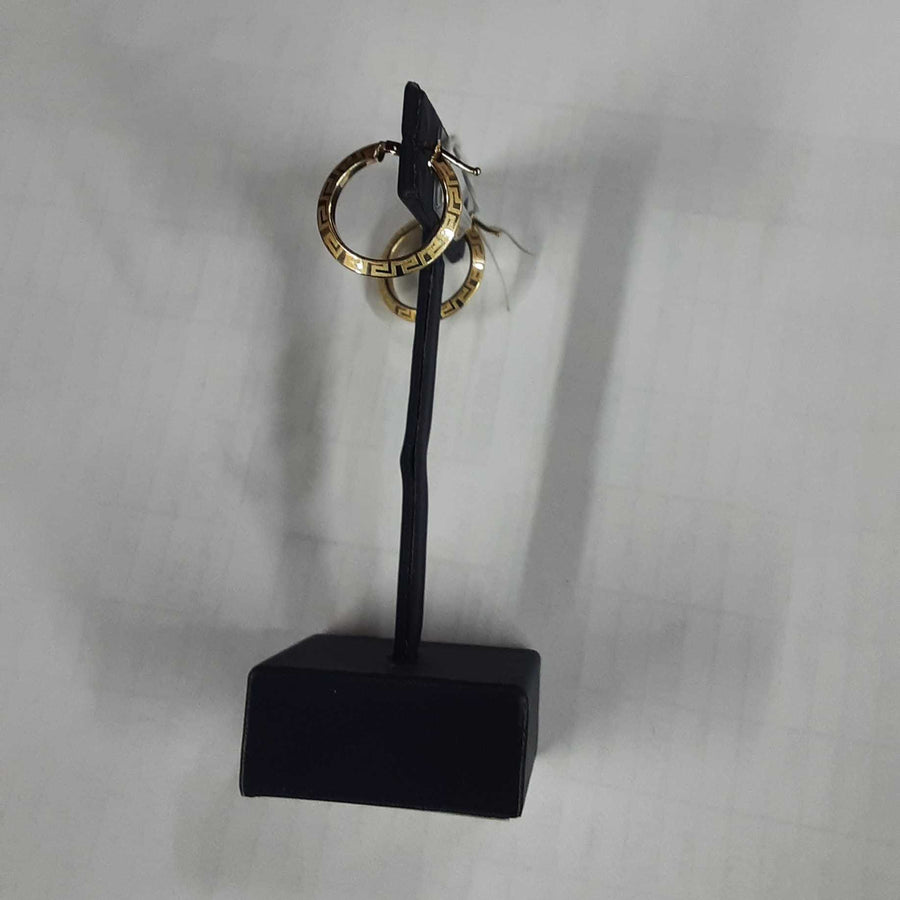 Hoop Earrings - Yellow Gold 10k (.417) 1.7 grams