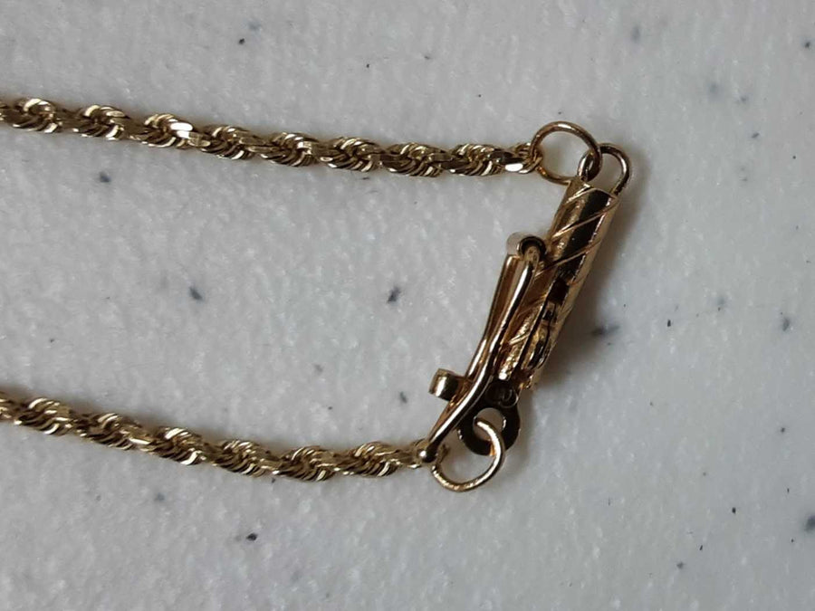 Rope Chain - Yellow Gold 14k (.585) 4.9 grams 23 inch