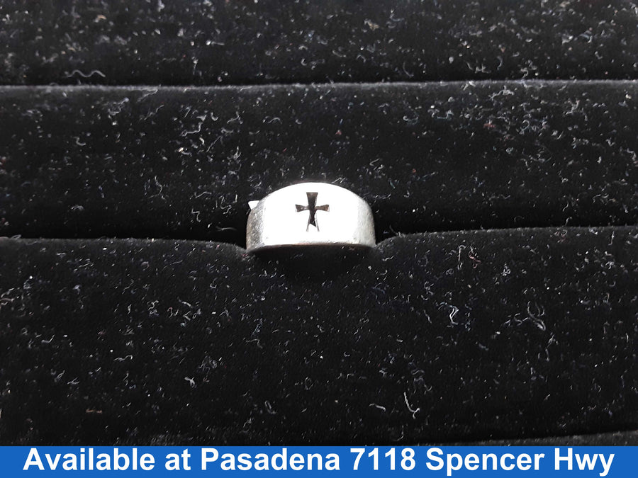 Ring - Wedding Band - Silver 4.4 grams Size 20