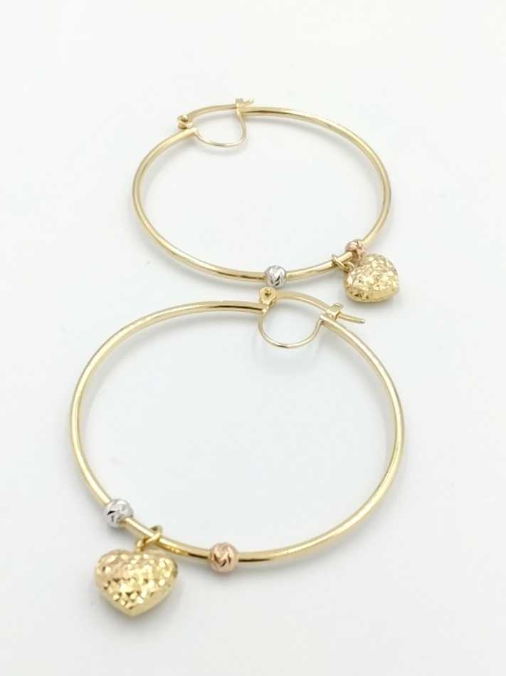 Bangle Earrings - Yellow Gold 14k (.585) 5 grams