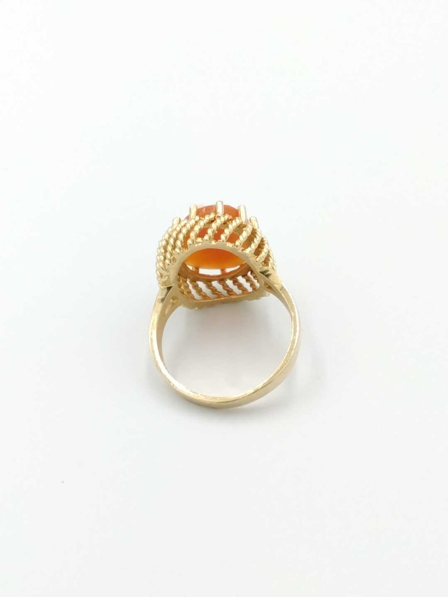 Women's Ring - Yellow Gold 10k (.417) 4.3 grams Size 5.5