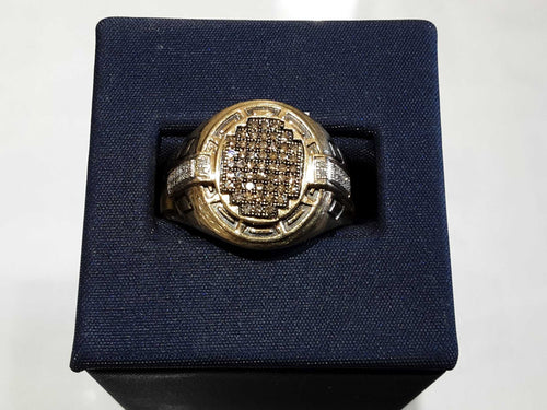 Men's Ring - Yellow Gold 10k (.417) 5.9 grams Size 8