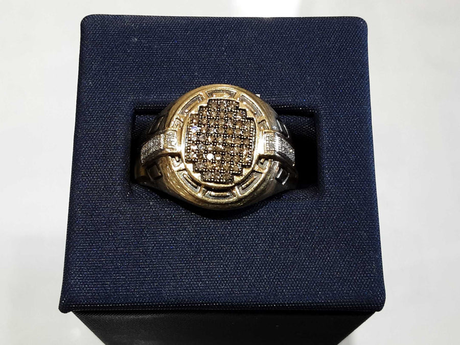 Men's Ring - Yellow Gold 10k (.417) 5.9 grams Size 8