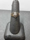 Lady's Ring - Cluster Yellow Gold 14K (.585) 2.5 grams Size 20