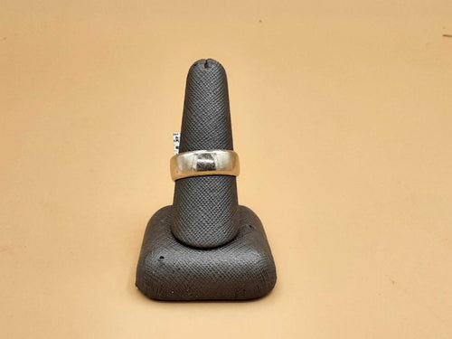 Ring - Wedding Band - White Gold 14k (.585) 8.1 grams Size 9.5