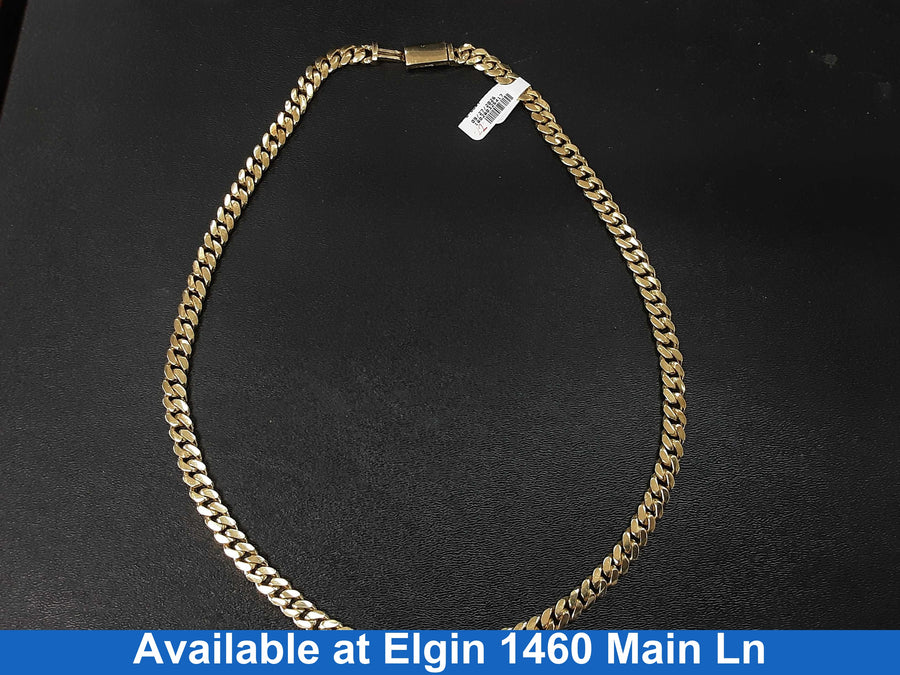Cuban Link Chain - Yellow Gold 14k (.585) 80.2 grams 22 inch