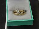 Ring - Engagement Set - Yellow Gold 14k (.585) 3.2 grams Size 8