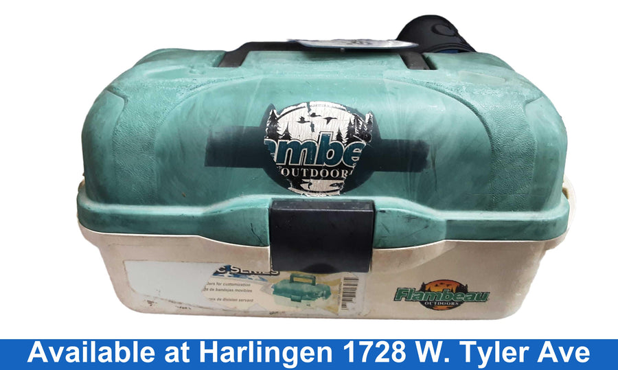 Flambeau Outdoor Series Green Tool Box