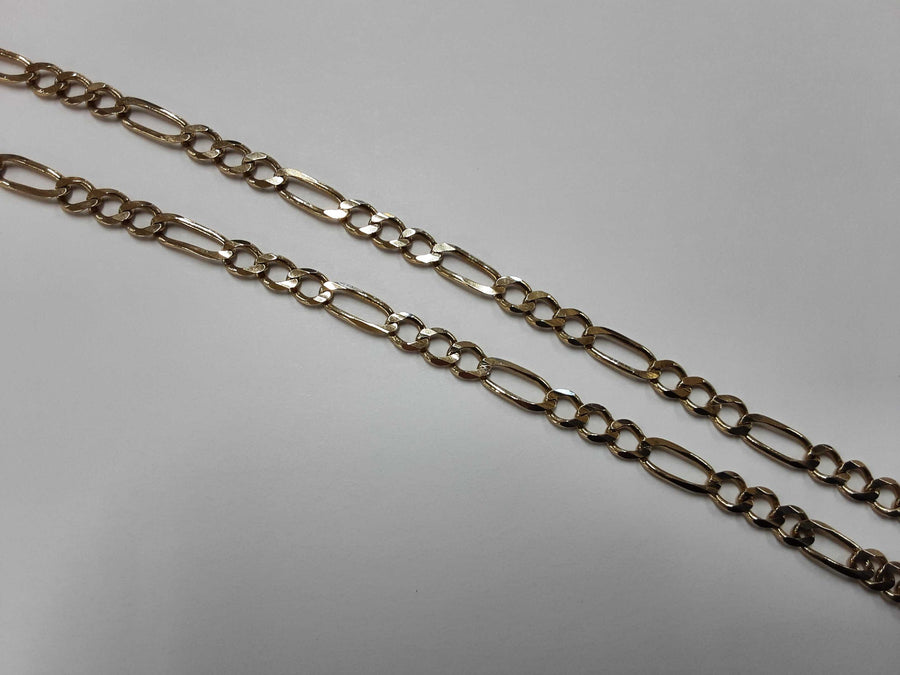 Figaro Chain - Yellow Gold 10k (.417) 12.9 grams 24 inch