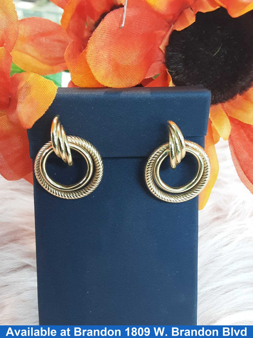 Jacket Earrings - Yellow Gold 14k (.585) 4.3 grams