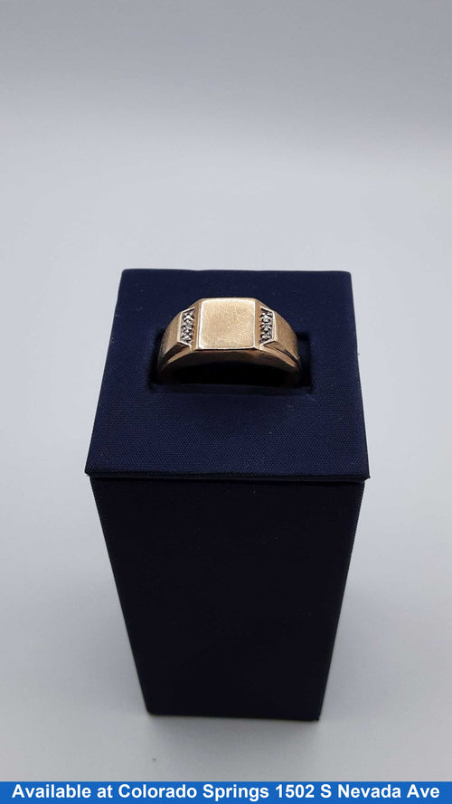 Women's Ring - Yellow Gold 10k (.417) 3.6 grams Size 11