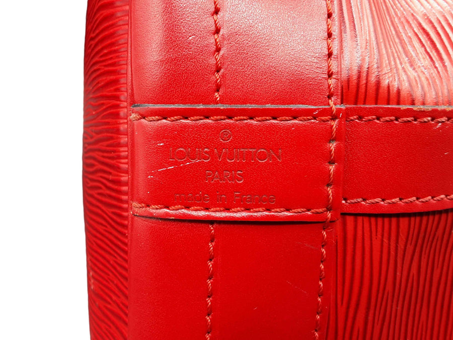 Louis Vuitton Epi Noe Vintage Large Red Purse / Handbag