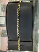 Figaro Bracelet - Yellow Gold 14k (.585) 9.9 grams 8 inch